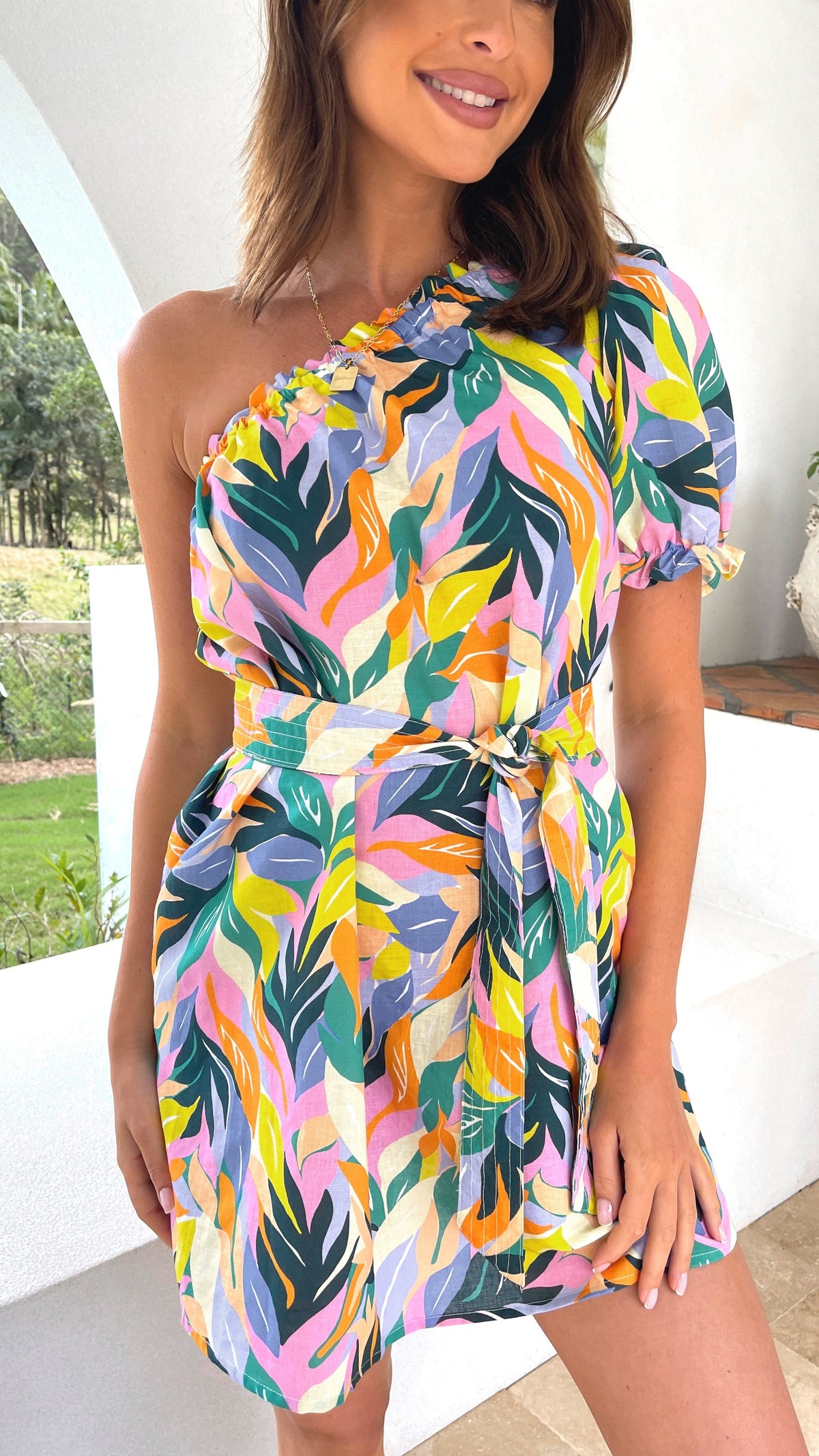 Beachside Mini Dress - Luisa Print