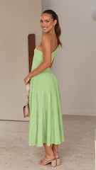 Mia Midi Dress - Green