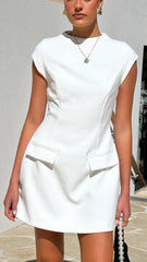 Thea Mini Dress - White