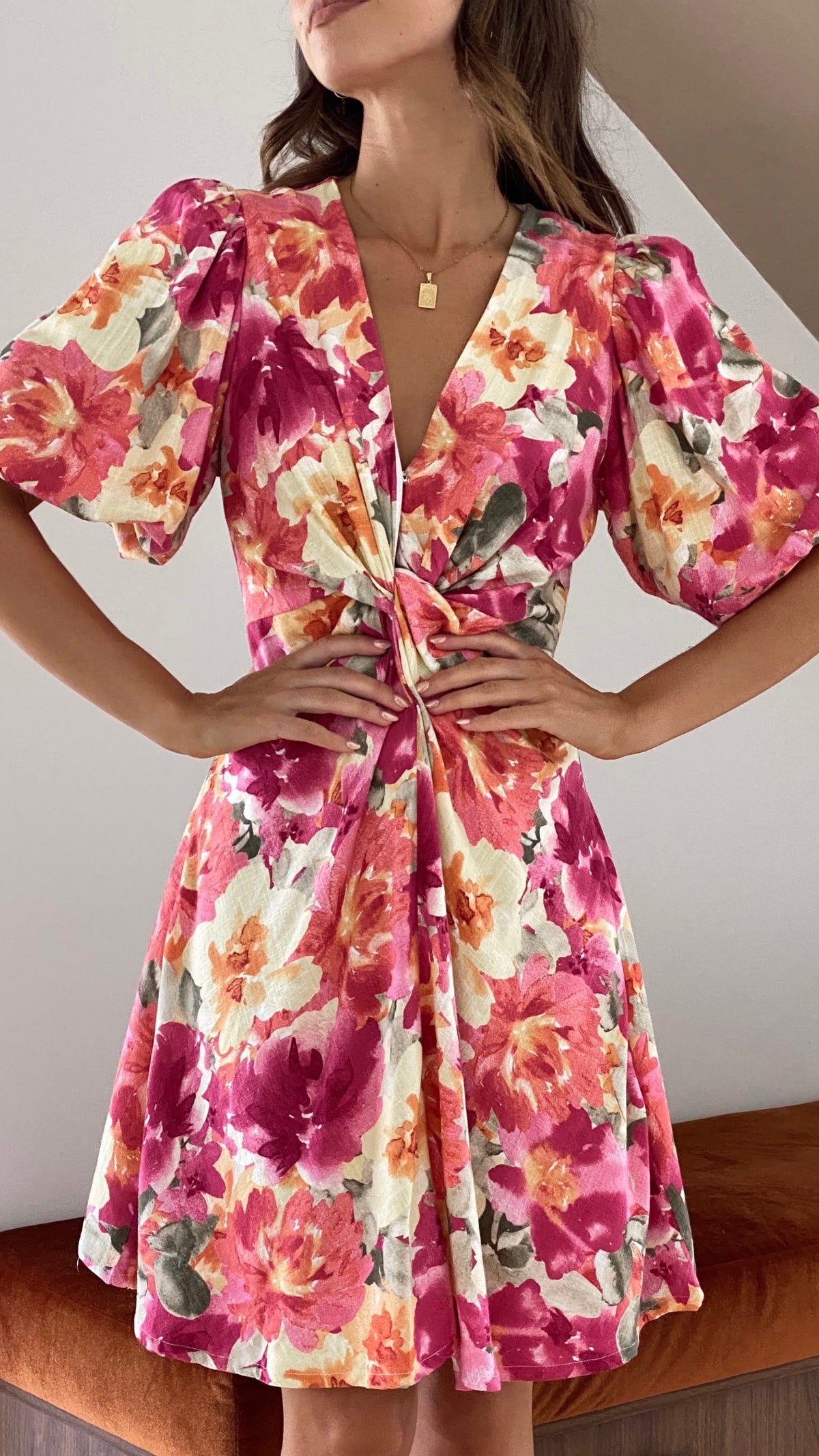 Niesha Mini Dress - Alannah Print