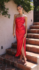 Nyla Maxi Dress - Red