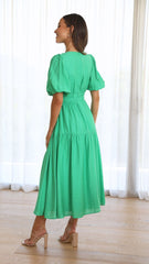 Erin Midi Dress - Green