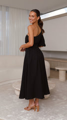 Erica Midi Dress - Black