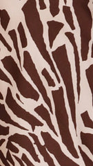 Taylan Midi Dress - Brown