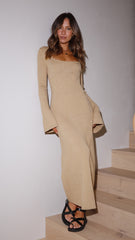Doja Maxi Dress - Mustard