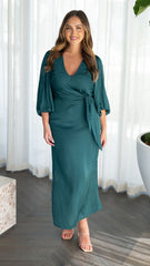 Meilani Midi Dress - Emerald
