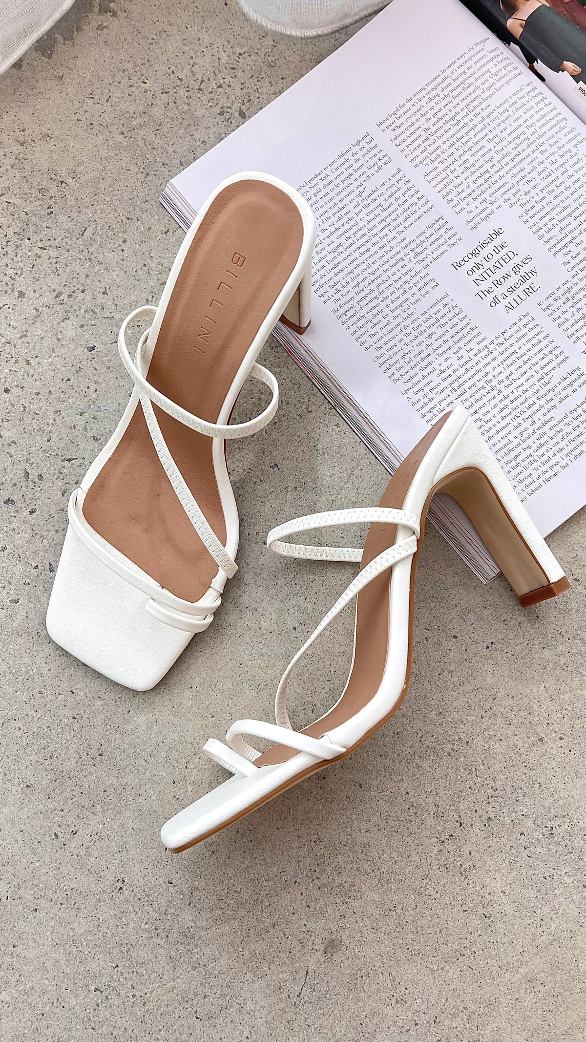 Reyna Heel - White