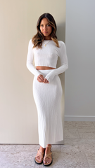 Senya Maxi Skirt - White