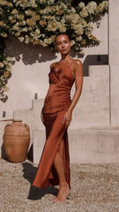 Ariana Maxi Dress - Copper